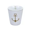 Krasilnikoff Happy Mug Gold Anchor