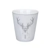 Krasilnikoff Happy Mug Hipster Deer aus Porzellan