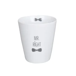 Krasilnikoff Porzellanbecher Happy Mug Mr Right