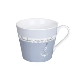 Krasilnikoff Tasse, Happy Cup Du bist mein Anker