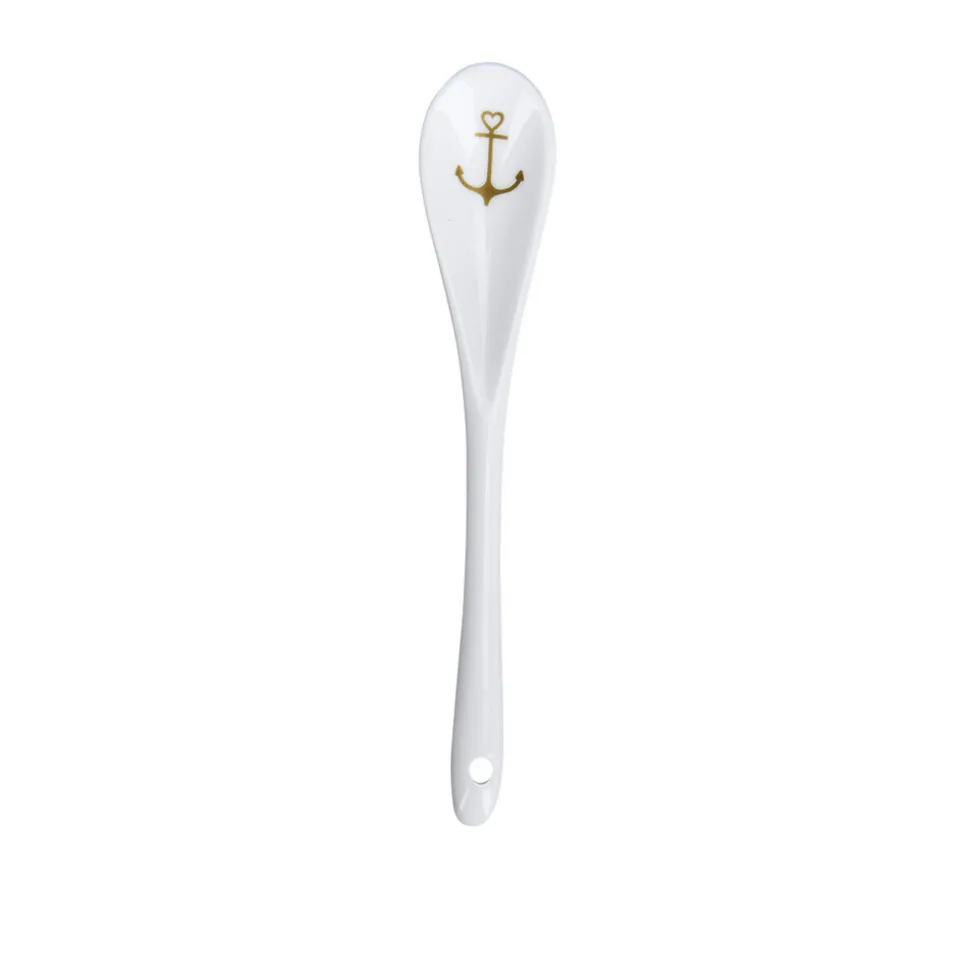 Krasilnikoff Teelöffel Gold Anchor