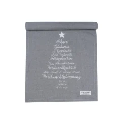 Krasilnikoff Tischläufer Christmas Words