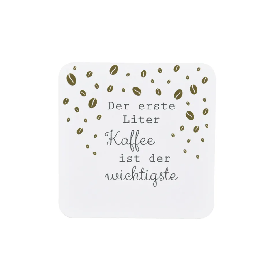 Krasilnikoff Untersetzer, Der erste Liter Kaffee