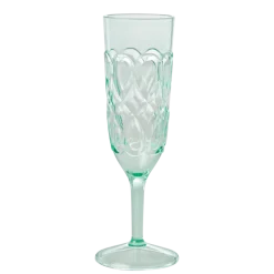 RICE Acryl Champagner Glass