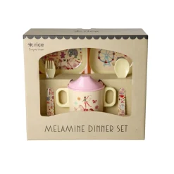 RICE Baby-Geschirrset Fun Fair Geschenkbox