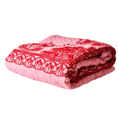 RICE Bauwolle Tagesdecke Baumwolldecke