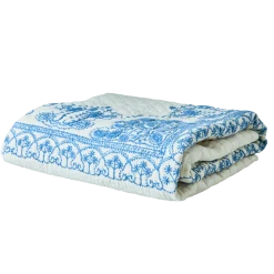 RICE Bauwolle Tagesdecke Baumwolldecke