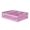 RICE Besteck Korb aus Metall, pink