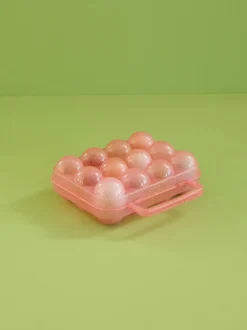 RICE Eierbehälter für 12 Eier. Kunststoff