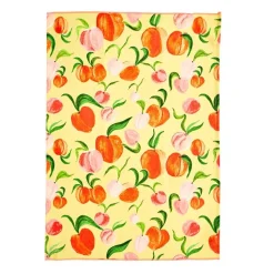 RICE Geschirrhandtuch Peach