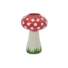RICE Handbemalte Pilz Keramik Vase