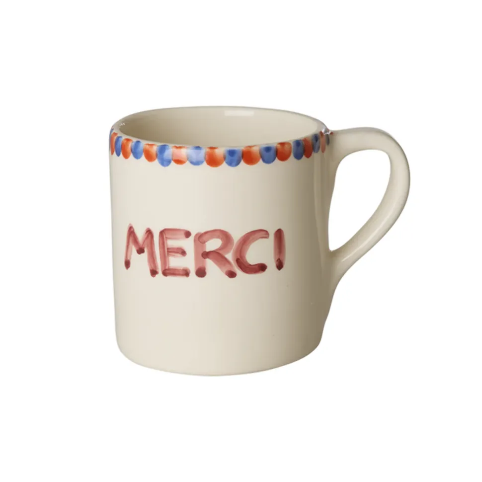 RICE Keramik Becher MERCI