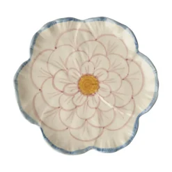 RICE Keramik Beilagenteller Blume