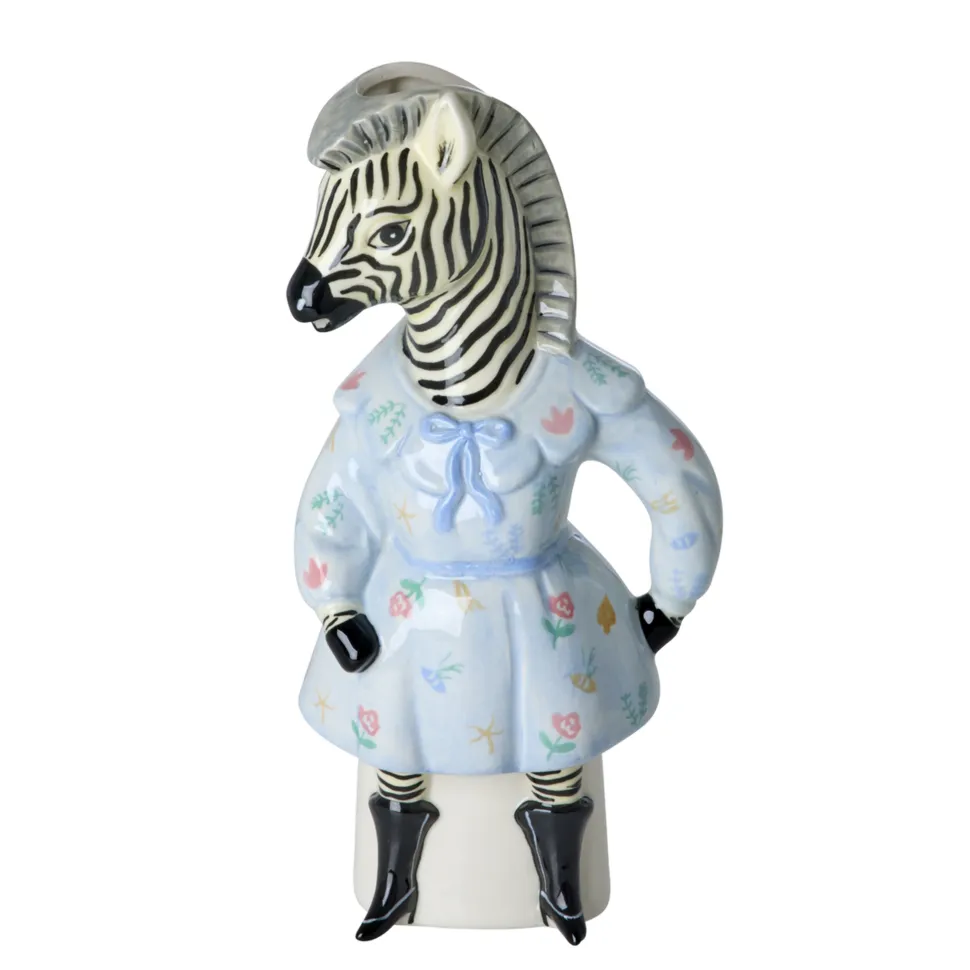RICE Keramik Vase in Zebra Shape Nathalie Lété