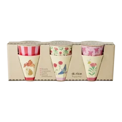 RICE Kinderbecher 6er Set Happy Forest