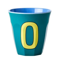 RICE Melamin Becher Buchstaben