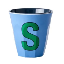 RICE Melamin Becher Buchstaben