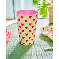 RICE Melamin Becher Darling Hearts