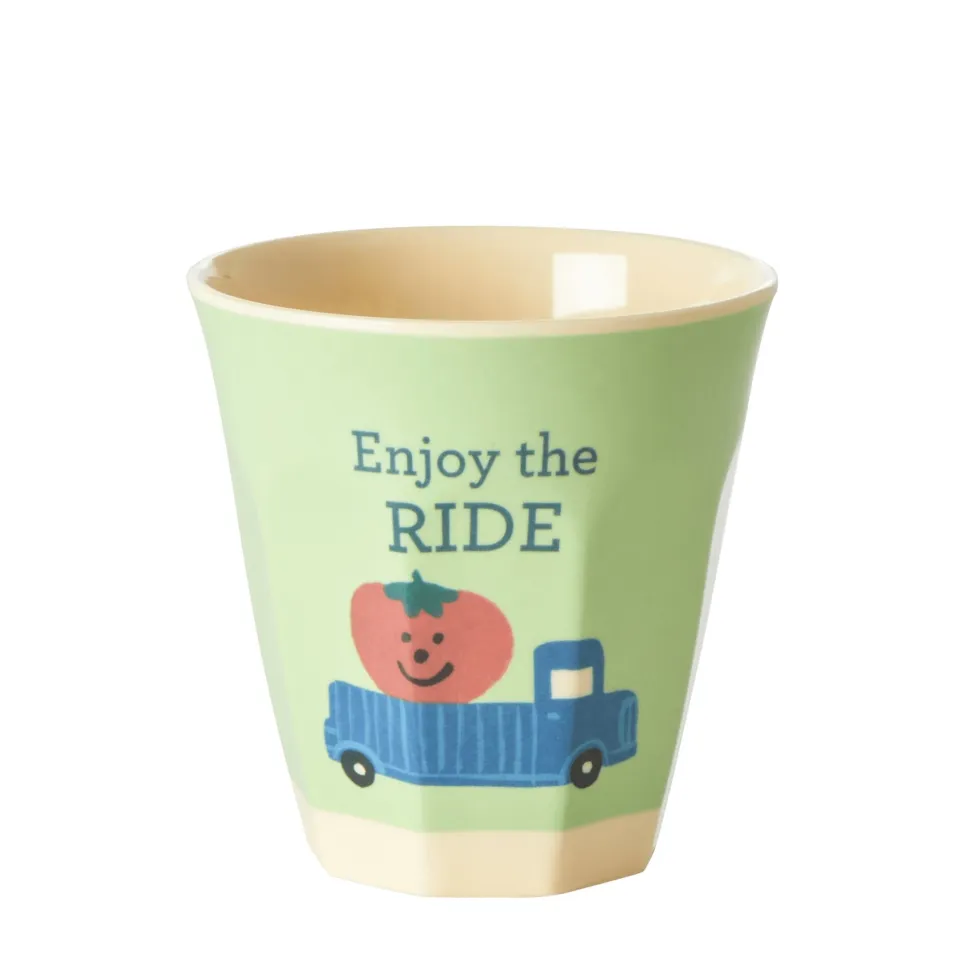RICE Melamin Becher 6er-Set Small Happy Cars