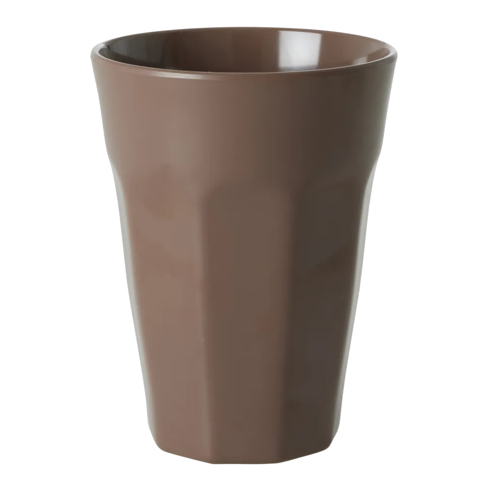 RICE Melamin Becher groß einfarbig