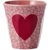 RICE Melamin Becher Herz