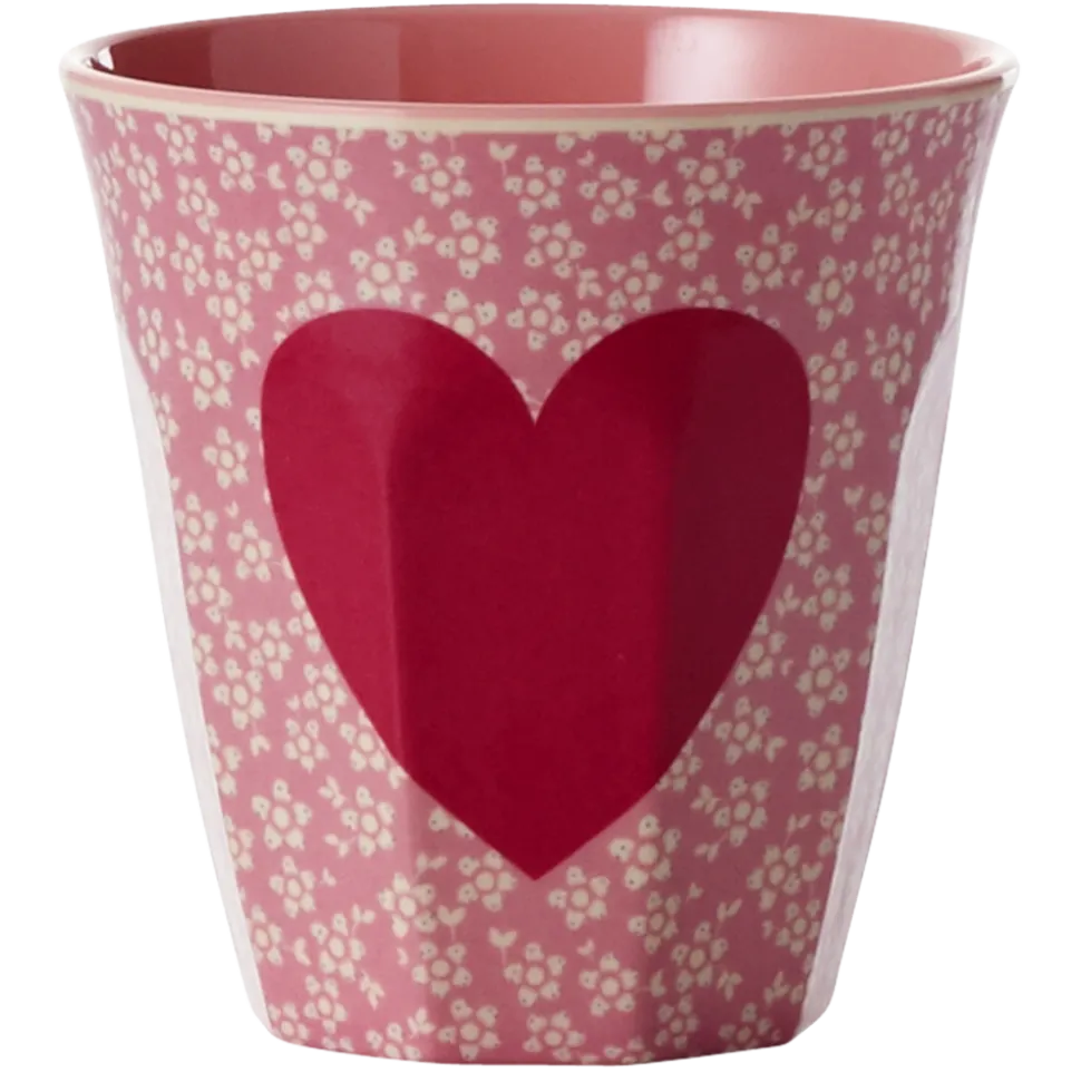 RICE Melamin Becher Herz