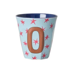 RICE Melamin Buchstabenbecher Stars