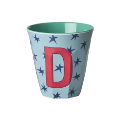RICE Melamin Buchstabenbecher Stars