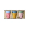 RICE Melamin Cups in Soft Pink Small 6er