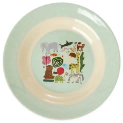 RICE Melamine Kinderschüssel Wildlife Print