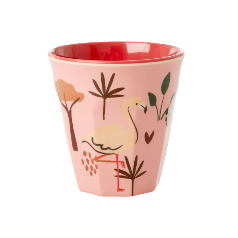 RICE Melamin Kinderbecher Jungle Animals