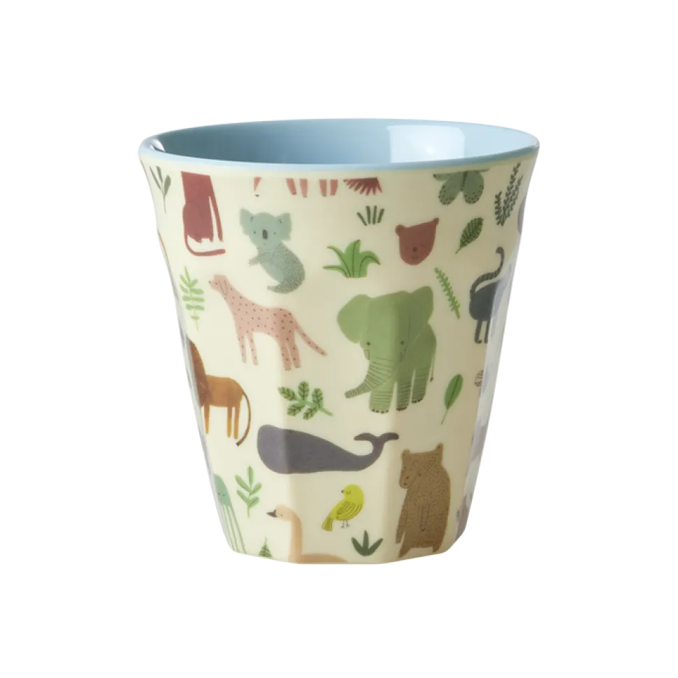 RICE Melamin Kinderbecher Sweet Jungle Print