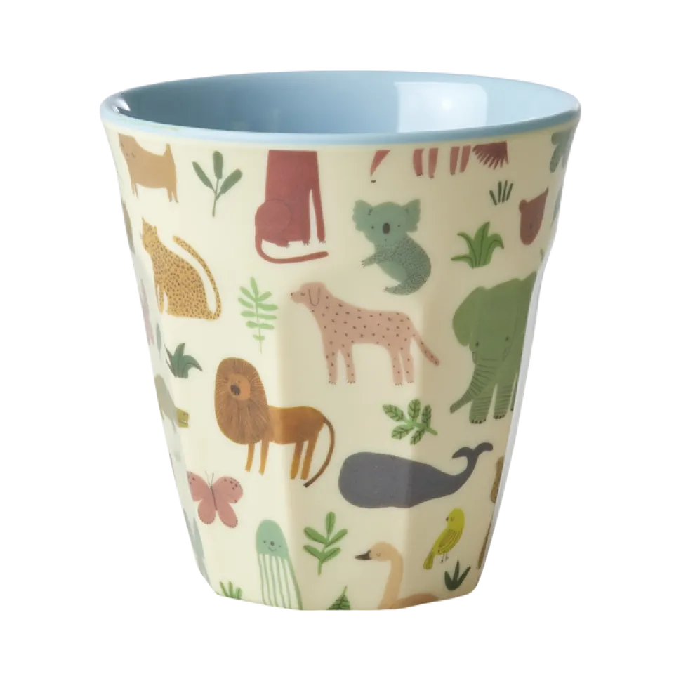 RICE Melamin Kinderbecher Sweet Jungle Print