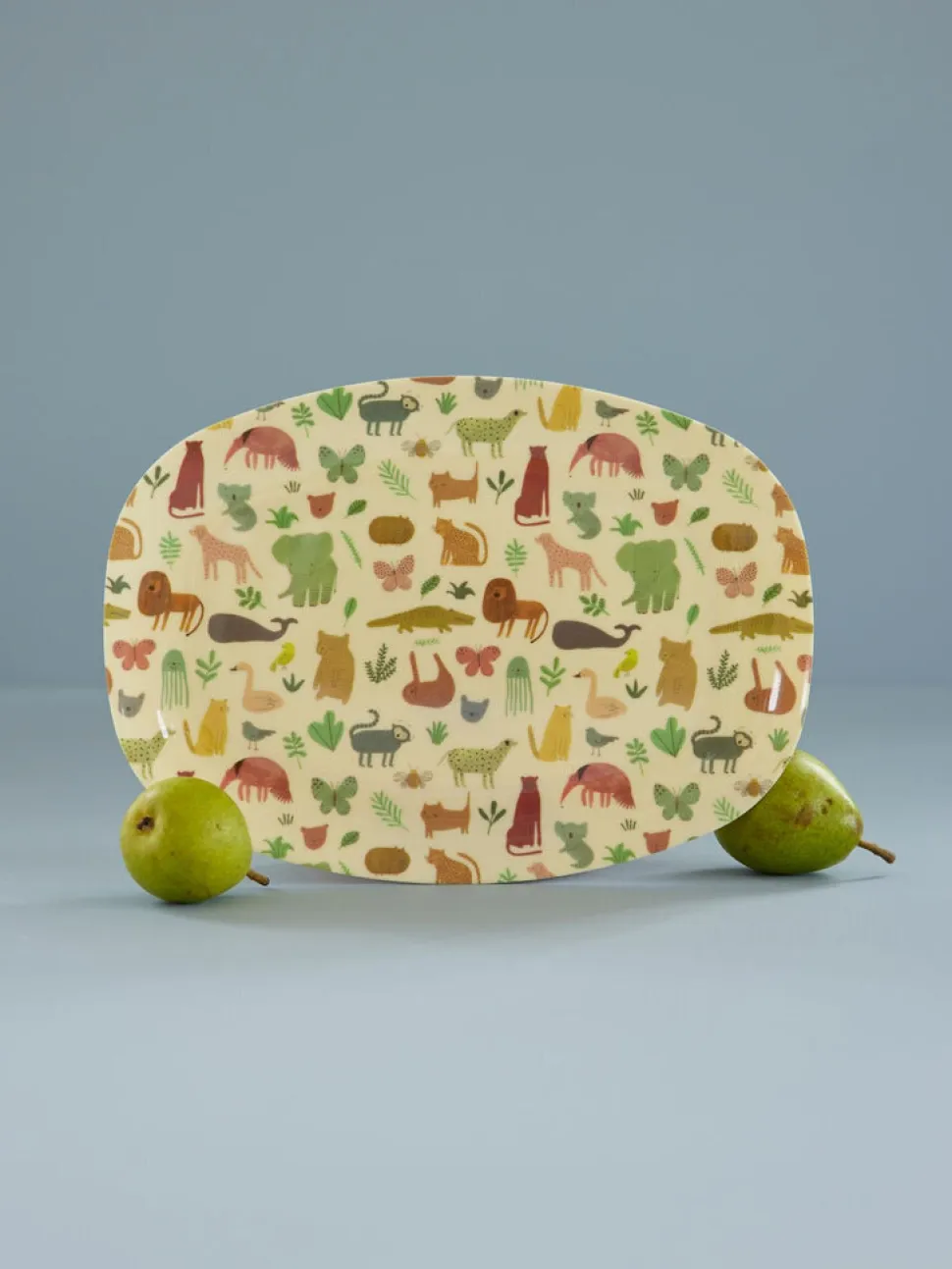 RICE Melamin Kinderteller Sweet Jungle Print