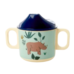 RICE Melamin Schnabelbecher Jungle Animals