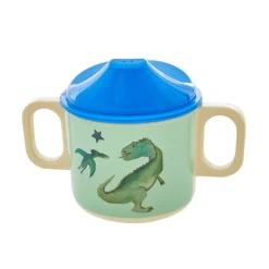 RICE Melamin Schnabeltasse Dinosaurs Print