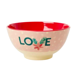 RICE Melamin Schüssel Love