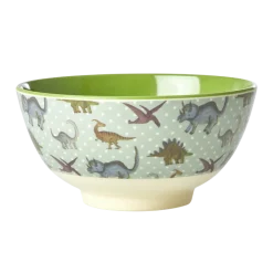 RICE Melamin Schüssel New Dino Print