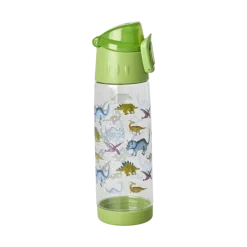 RICE Plastik Flasche New Dino Print