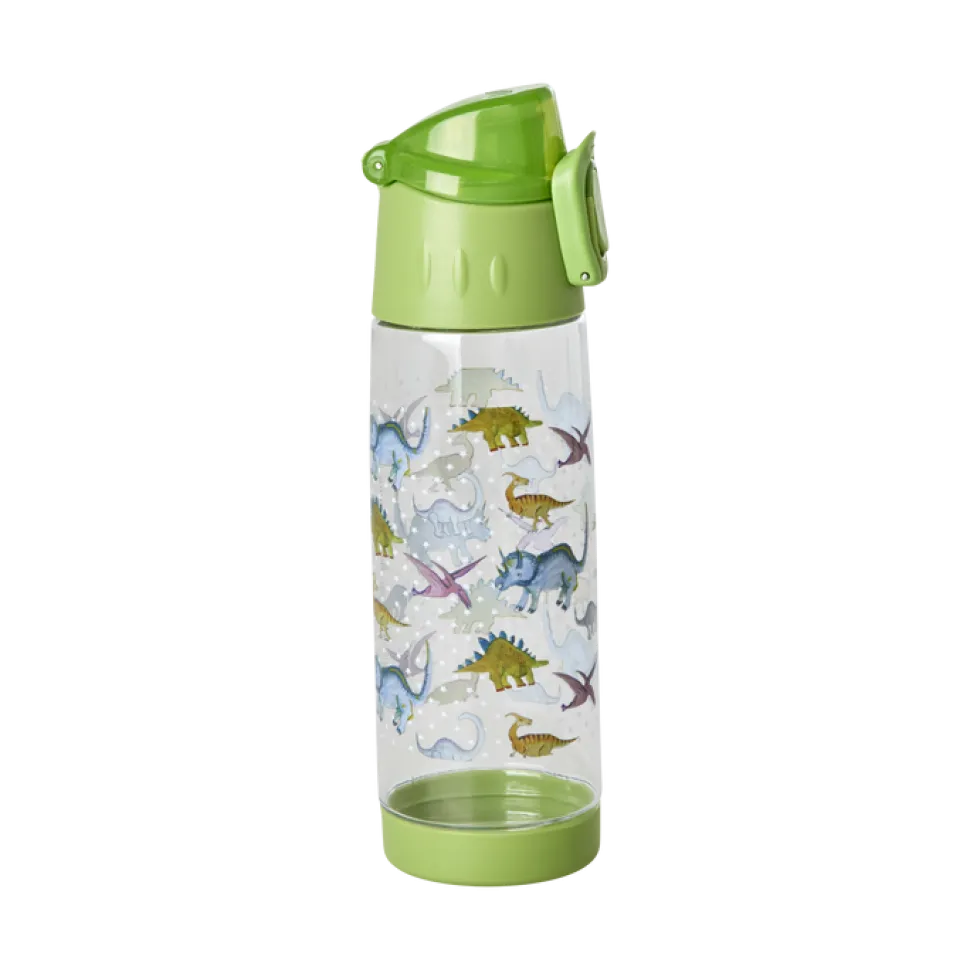 RICE Plastik Flasche New Dino Print