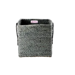 RICE quadratischer Korb Raffia