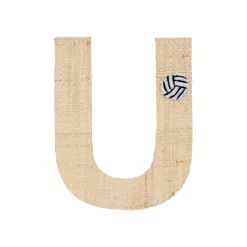 RICE Raffia Buchstaben Sticker