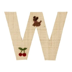 RICE Raffia Buchstaben Sticker