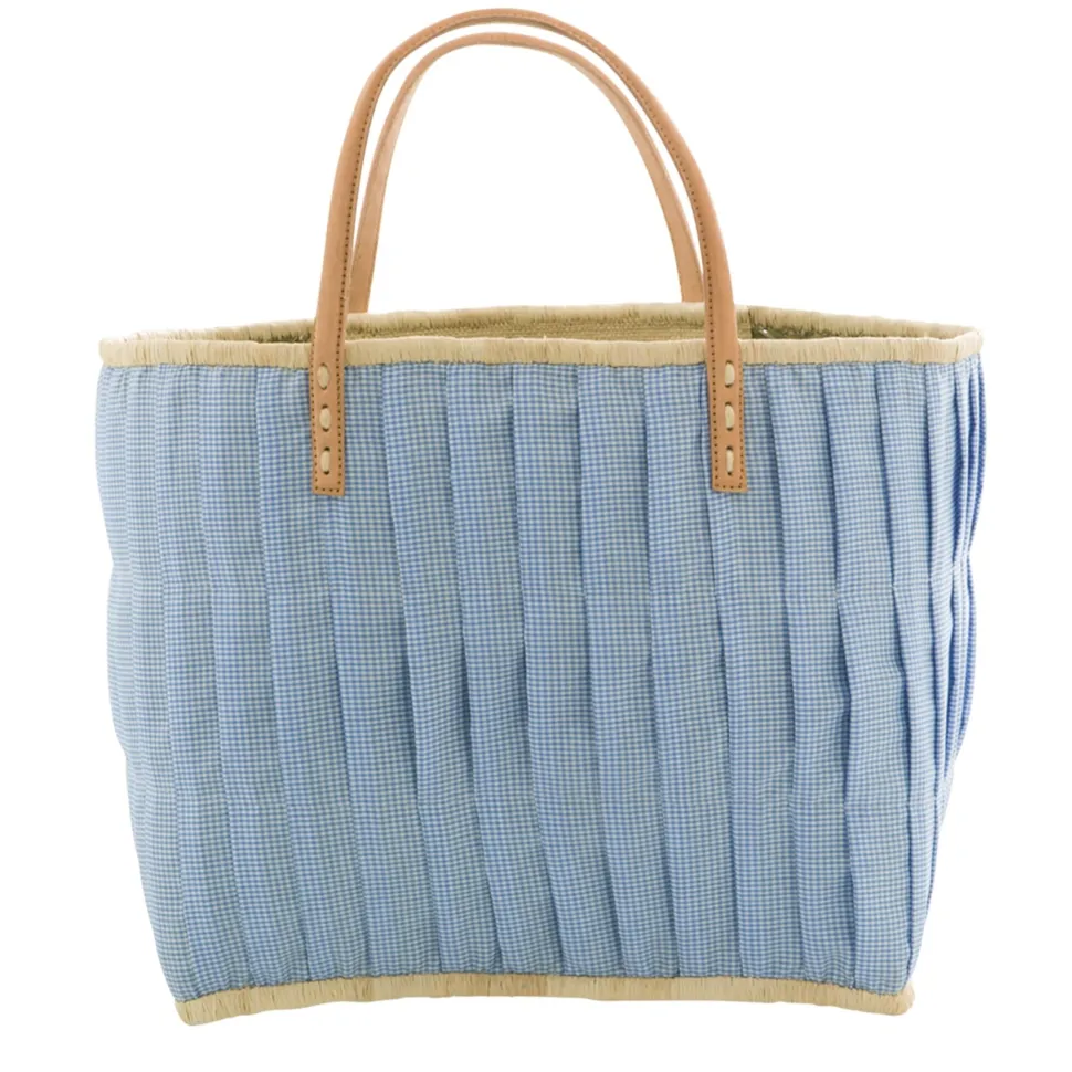 RICE Tasche aus Bast mit Henkel