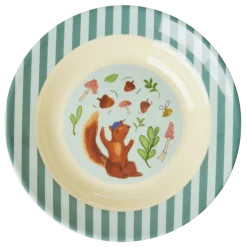 RICE Tiefer Kinderteller Happy Forest